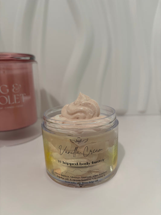 Vanilla cream, whipped body butter