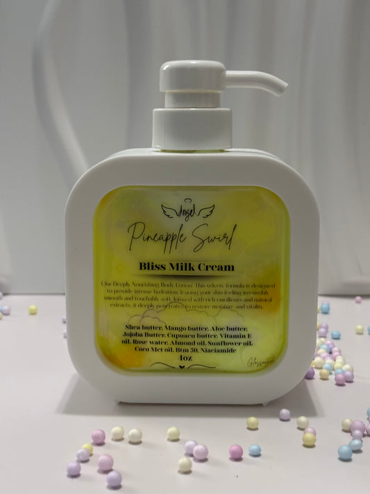 Pineapple swirl Bliss milk, cream lotion