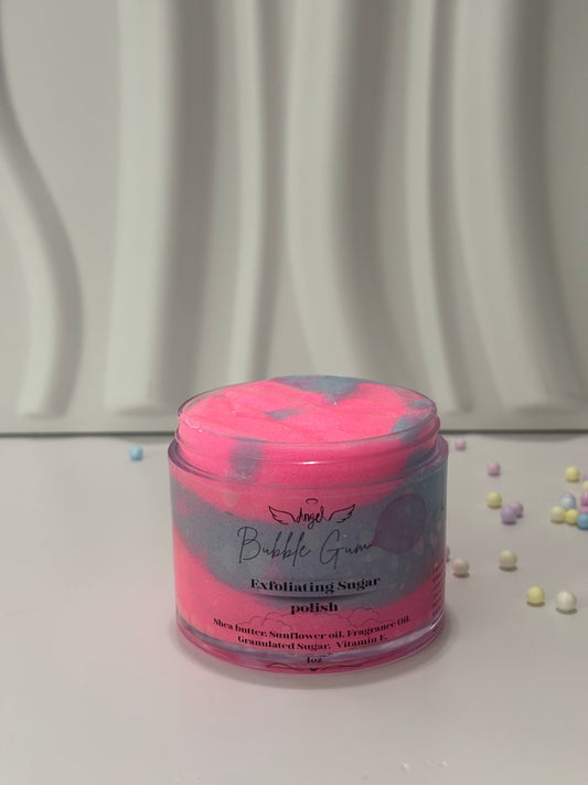 Bubblegum exfoliate sugar polish