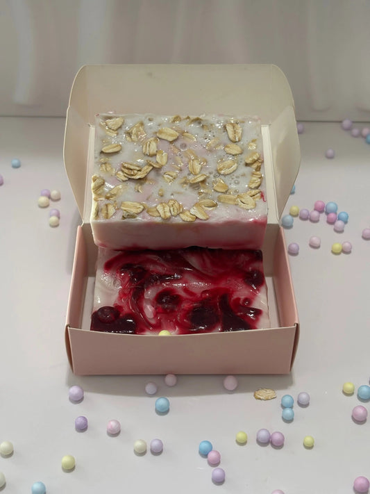 Raspberry Oatmeal Body Soap
