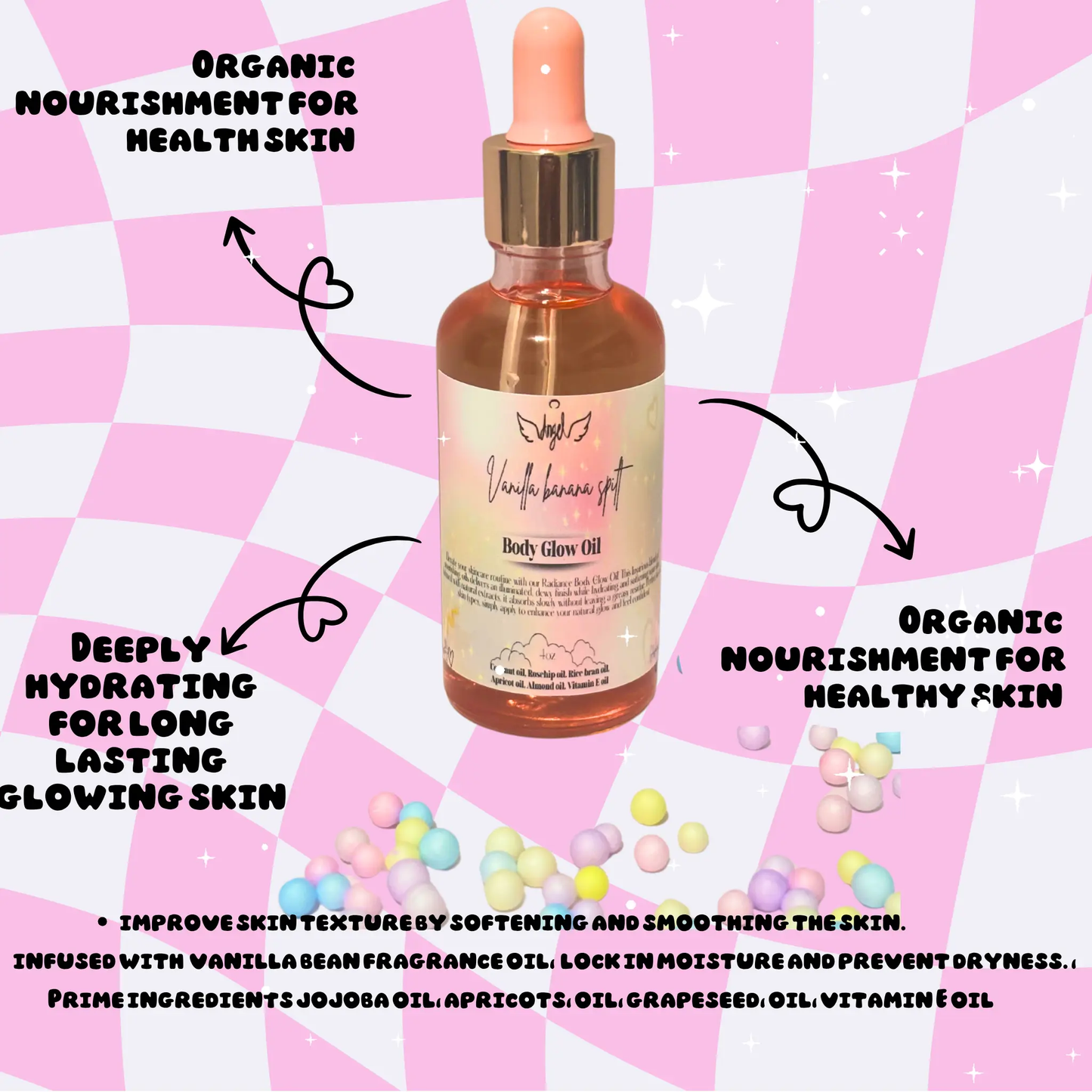 Pineapple Cream Body Glow Oil