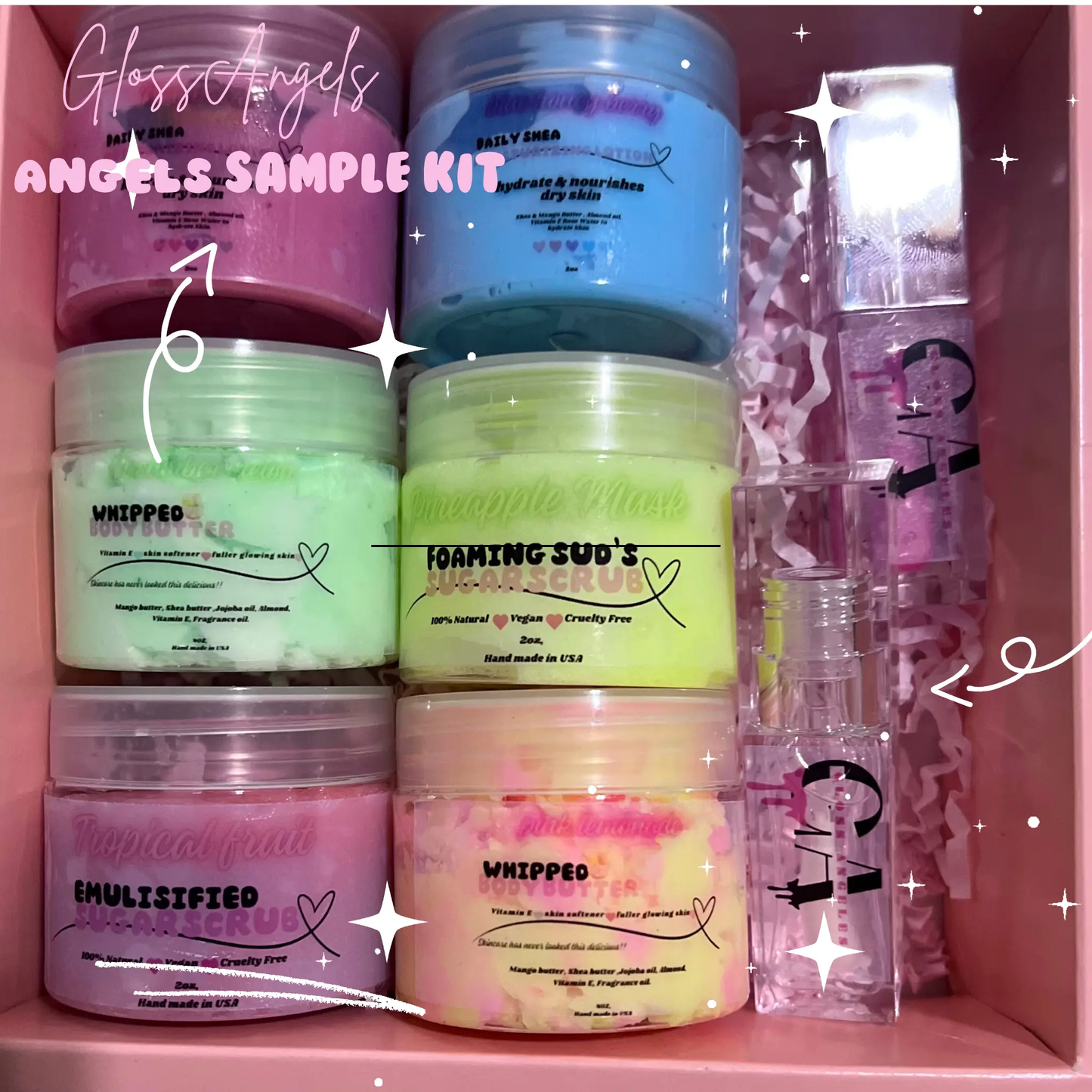 GlossAngels bundles sample kit