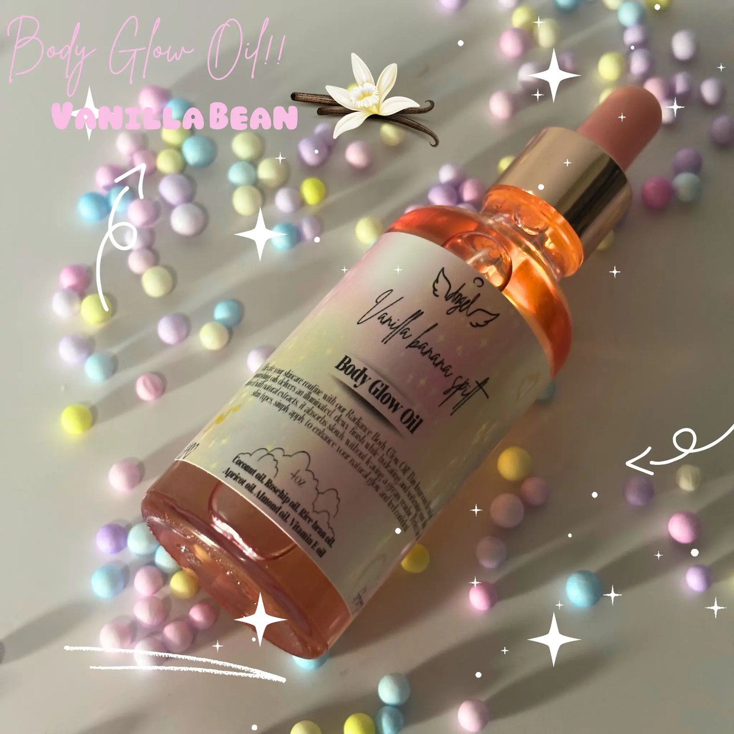 Pineapple Cream Body Glow Oil