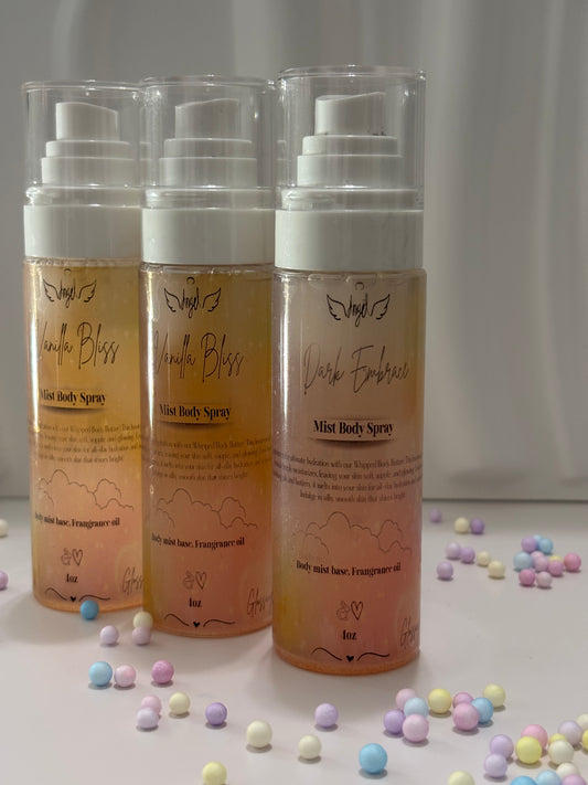Vanilla Bliss body mist spray
