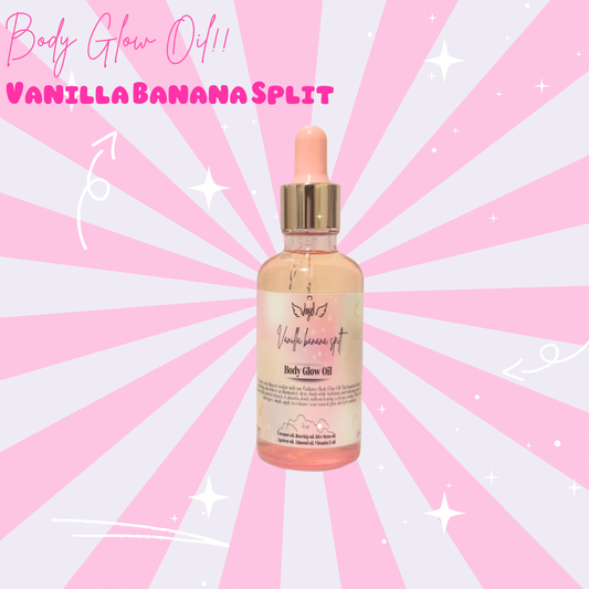 Vanilla Banana Split Body Glow Oil